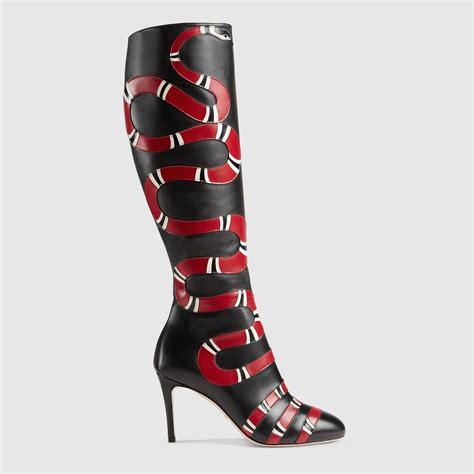 gucci sandals with snake|Gucci boots snake bottom.